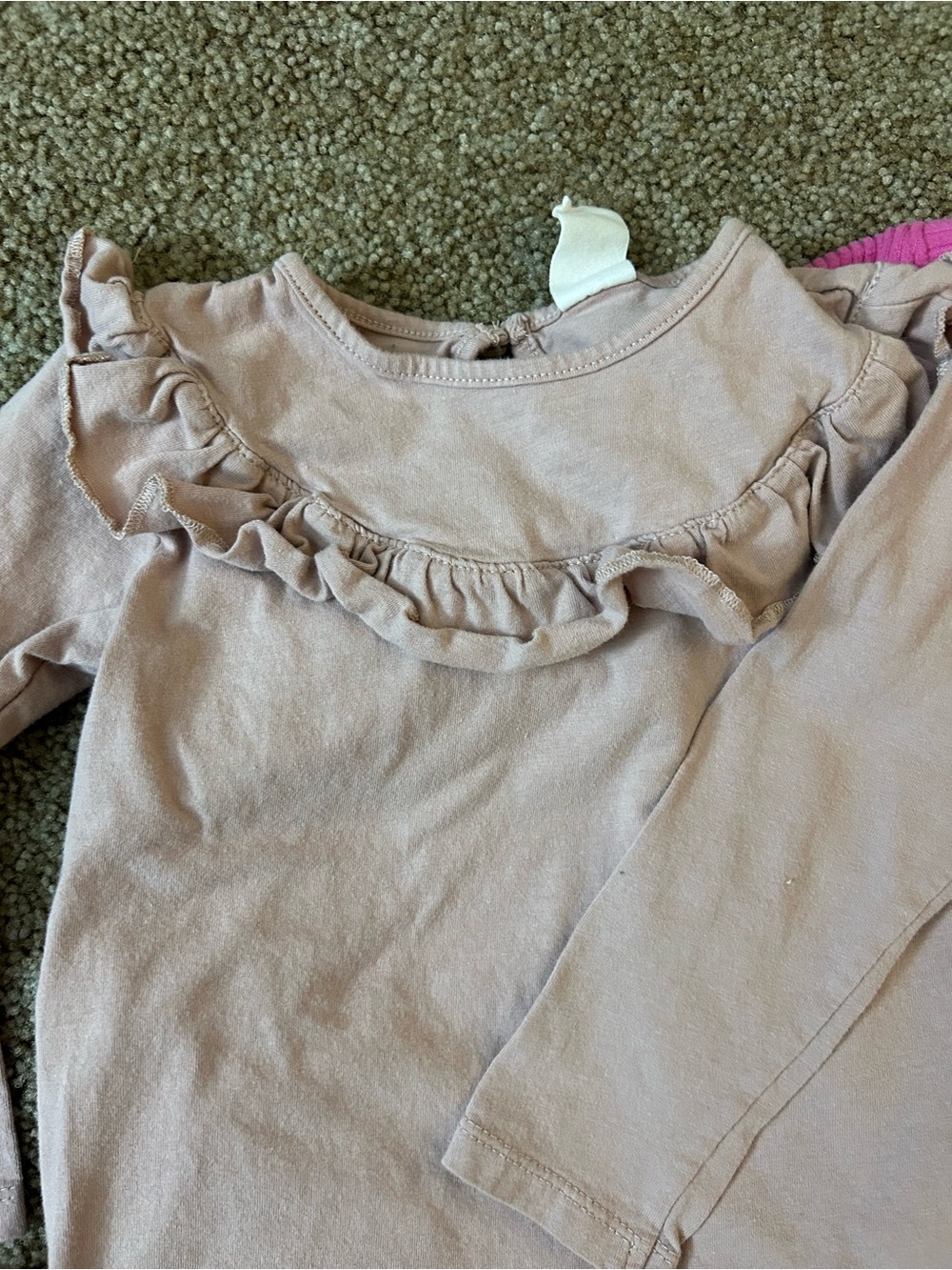 Girls Long-Sleeve Ruffle Tops - Picture 2 of 5